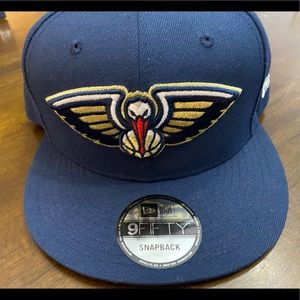 New Orleans Pelicans 9Fifty New Era Navy Snapback Flatbill Hat 950